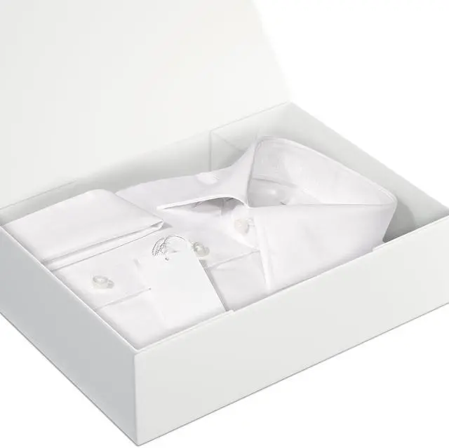 Alt view image 4 of 6 - White Gift Box 11.9" x 8.5" x 3.3",Magnetic Closure Gift Boxes for Presents