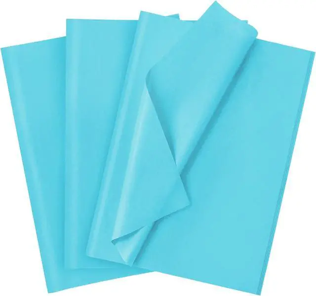 Main image of 120 Sheets 14 x 20 Inch Light Blue Tissue Paper for Gift Bag