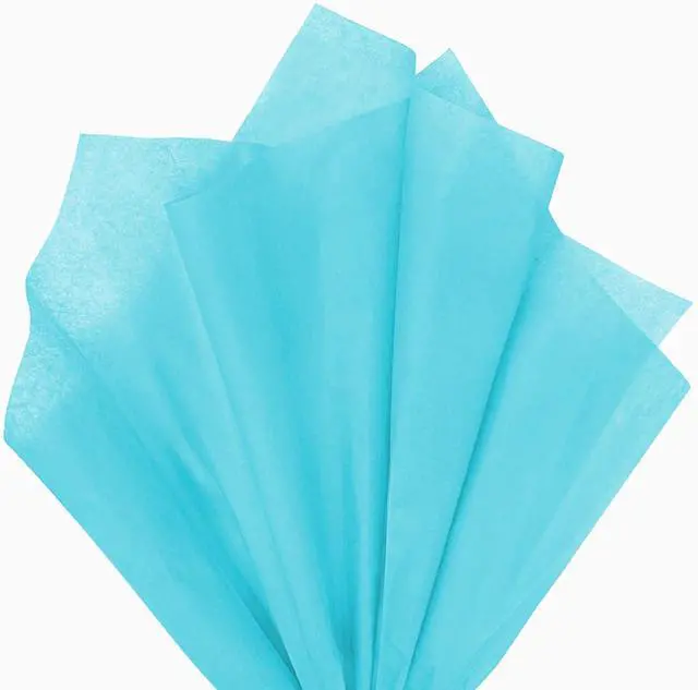 Alt view image 3 of 6 - 120 Sheets 14 x 20 Inch Light Blue Tissue Paper for Gift Bag