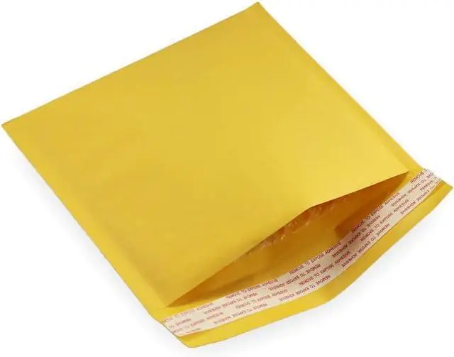 Alt view image 3 of 5 - 5 EcoSwift Size #CD 7.25 x 8 Kraft Bubble Mailers Self Sealing Bulk Padded Shipping Supplies Packaging Envelopes Bags CD 7.25 inches by 8 inches