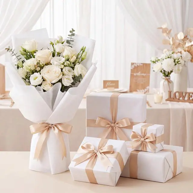 Alt view image 4 of 7 - woric 80 Sheets White Tissue Paper Bulk for Gift Bags & Crafts, 20" x 14"