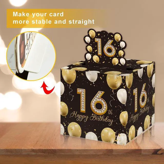 Alt view image 3 of 7 - Azbuk 16th Birthday Surprise Gift Box 16th Birthday Gifts for Girls Boys