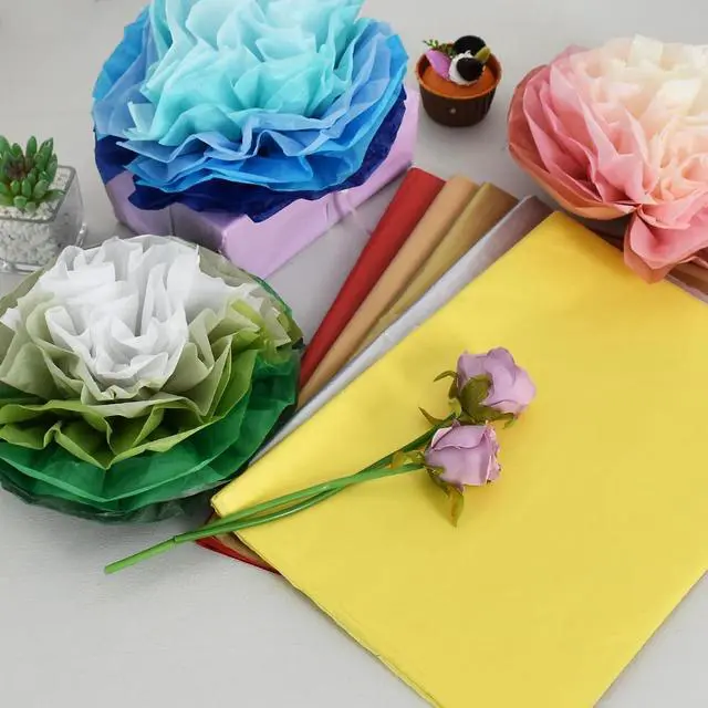 Alt view image 7 of 7 - BEISHIDA 100 Sheets Green Tissue Paper Bulk, Wrapping Tissue Paper for Gift Bags, 14 x 20 Inch Gift Wrap for Birthday Wedding Graduation DIY Crafts Holiday Flowers