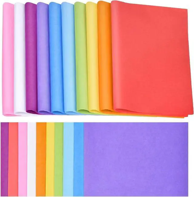 Main image of 60 Sheets 20"x14" Wrapping Tissue Paper Bulk in 10 Assorted Colors for Gift Bags Weddings Birthday Arts Craft Party Decoration