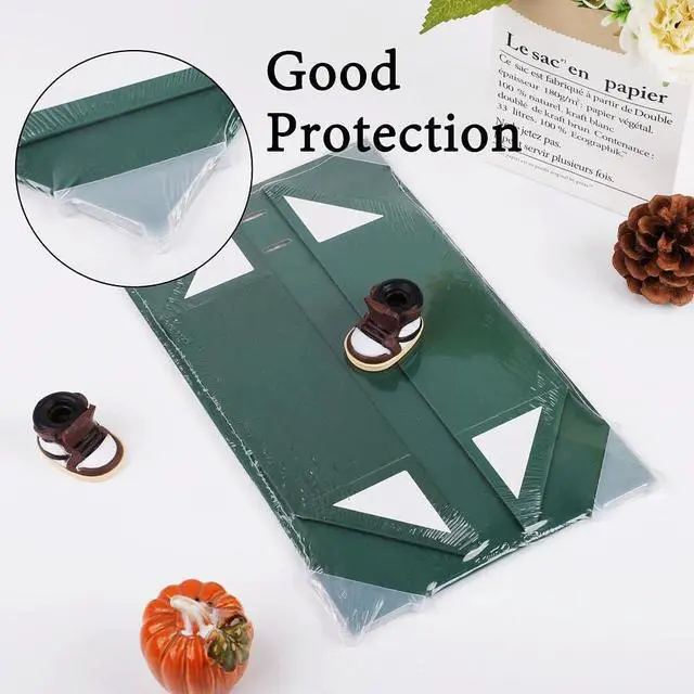 Alt view image 7 of 7 - GoooodGift 1 Green Gift Box 8x7X3.7 Inch,Magnetic Lid Collapsible Gift Box
