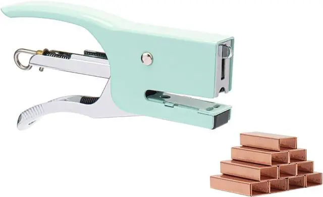 Main image of Mini Green Plier Stapler & 1000 No.10 Staples