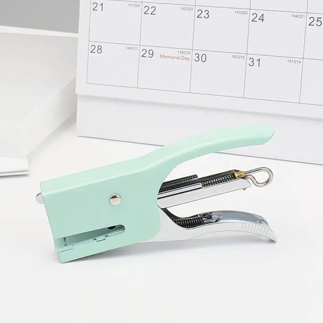 Alt view image 2 of 7 - Mini Green Plier Stapler & 1000 No.10 Staples