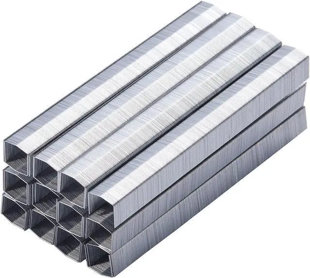 Alt view image 2 of 5 - Bostitch Office B8 PowerCrown Staples, 0.375 Inch Leg, 45 Sheet Capacity, 5,000 Per Box (STCR21153/8), Silver