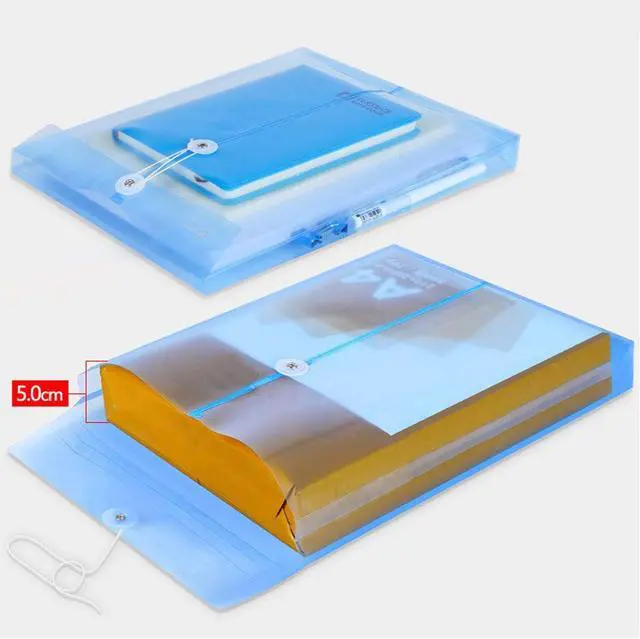 Alt view image 5 of 7 - LaOficina 5 Pack Poly Envelopes with String Button Closure, Letter Size