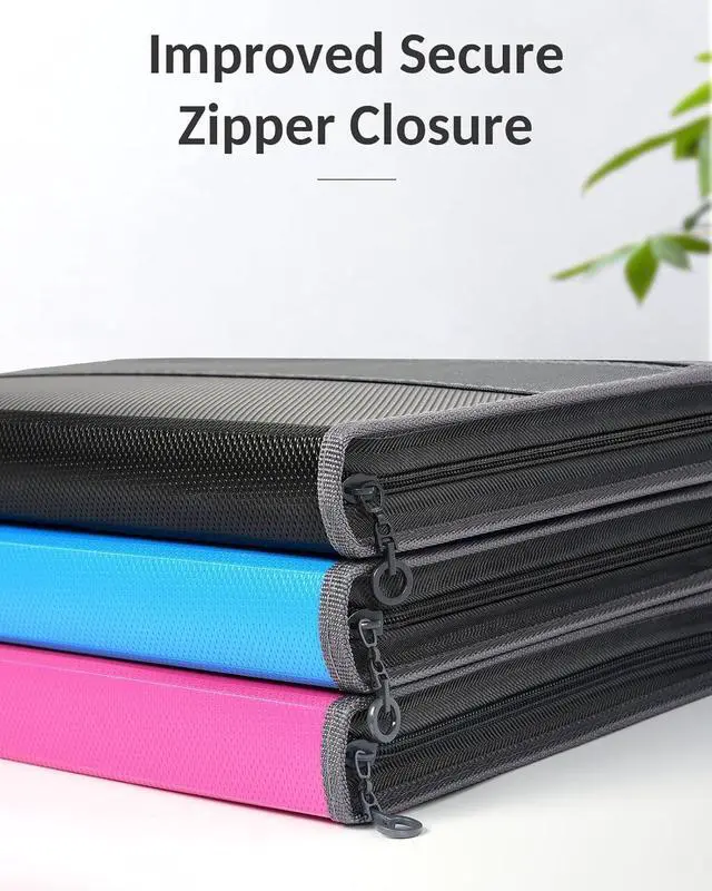 Alt view image 6 of 7 - Sooez Accordion File Organizer with Zipper, 12 Pocket Expanding File Folder