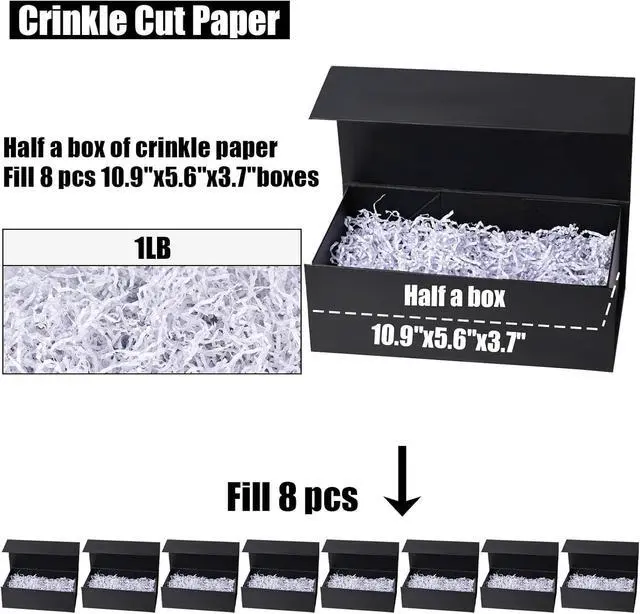 Alt view image 2 of 7 - Koogel 1LB White Crinkle Paper Filler