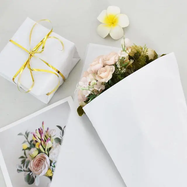 Alt view image 4 of 7 - BEISHIDA 100 Sheets White Tissue Paper Bulk for Gift Wrapping and Gift Bags