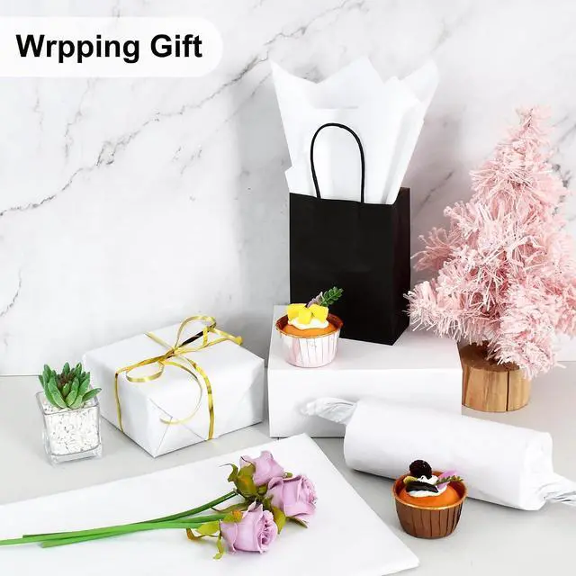 Alt view image 3 of 7 - BEISHIDA 100 Sheets White Tissue Paper Bulk for Gift Wrapping and Gift Bags