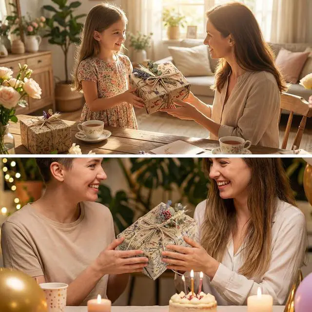 Alt view image 5 of 6 - woric Floral Wrapping Paper Roll for Women Girls 17 Inch x 33 Feet Kraft