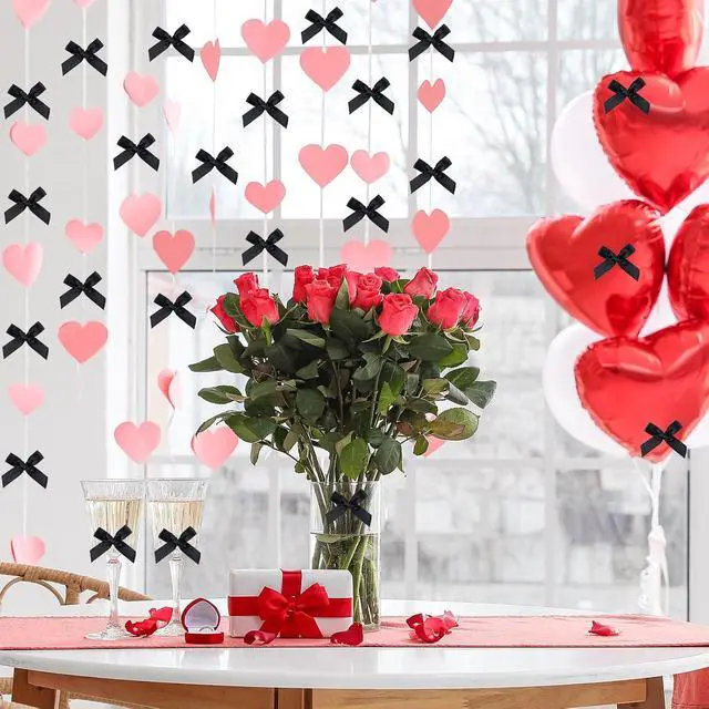 Alt view image 4 of 7 - NEBURORA 100 Pcs Mini Black Satin Fabric Ribbons Bows with Dot Stickers