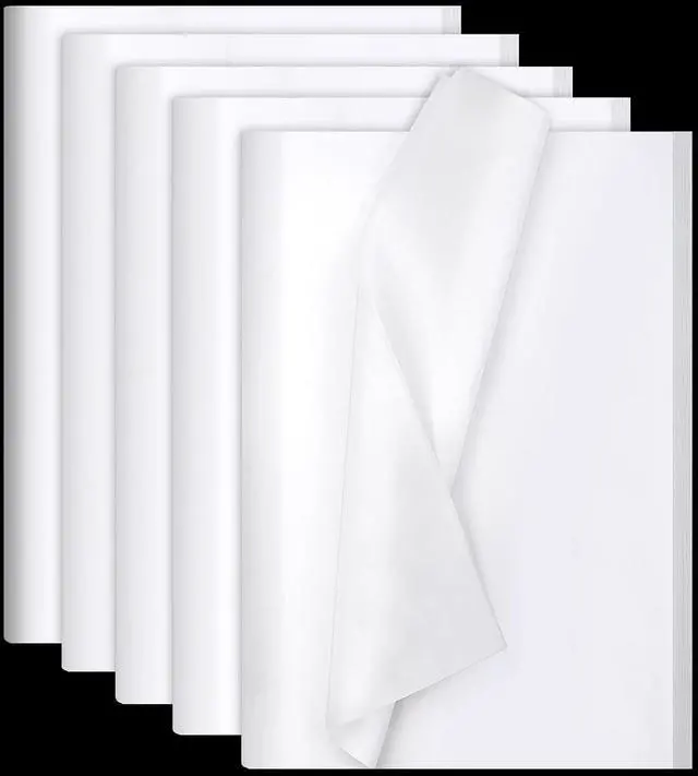 Main image of Phinus 140 Sheets White Tissue Paper, 14 x 20 Inches Tissue Paper Bulk, Wrapping Tissue Papers for Weddings Birthday DIY Project Arts Craft Decor