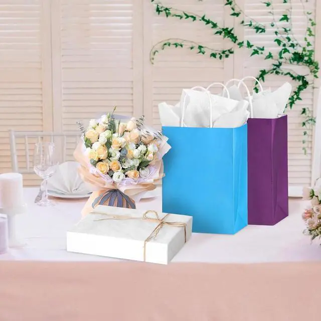 Alt view image 5 of 7 - Phinus 140 Sheets White Tissue Paper, 14 x 20 Inches Tissue Paper Bulk, Wrapping Tissue Papers for Weddings Birthday DIY Project Arts Craft Decor