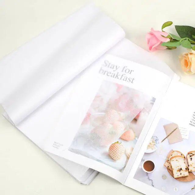 Alt view image 7 of 7 - Phinus 140 Sheets White Tissue Paper, 14 x 20 Inches Tissue Paper Bulk, Wrapping Tissue Papers for Weddings Birthday DIY Project Arts Craft Decor