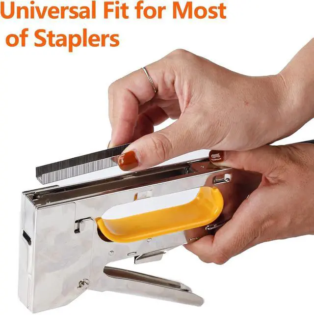 Alt view image 5 of 6 - Heavy Duty T50 Staples 1000-Count 2 Sizes 304 Stainless Steel