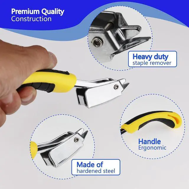 Alt view image 2 of 6 - Upholstery Staple Remover Heavy Duty Staple Puller for Removing Carpet