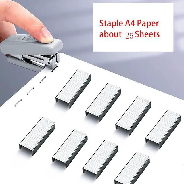 Alt view image 3 of 3 - 12# Staples, 10000 Pcs 0.4 Inch x 0.2 Inch Stainless Steel Staples for Desk Stapler of Office School, and Home (12#)