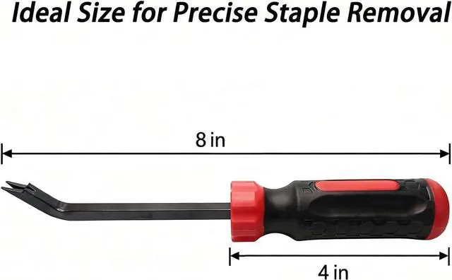 Alt view image 2 of 6 - Staple Remover Tool, Easy Pull Staple Puller for DIY, Carpet, Wood & Furniture, Hand Tool for Clean Removal