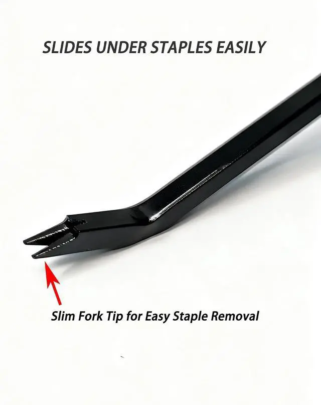 Alt view image 4 of 6 - Staple Remover Tool, Easy Pull Staple Puller for DIY, Carpet, Wood & Furniture, Hand Tool for Clean Removal