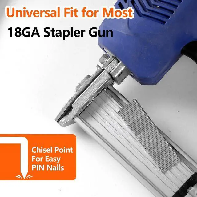 Alt view image 5 of 6 - 1000-Count 18 Gauge 1/4" Narrow Crown Staples 1/2" Leg Galvanized