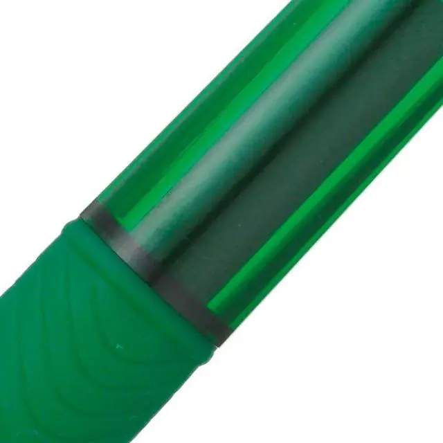 Alt view image 5 of 6 - Pentel Energel X Retractable Liquid Gel Roller, 0.7mm Medium Point Size, Green Ink, Box Of 12