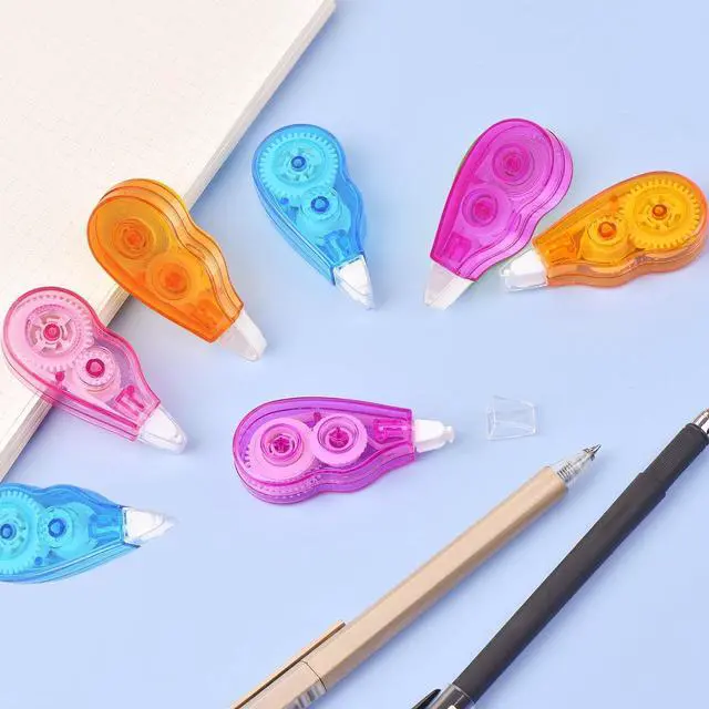 Alt view image 7 of 7 - 8-Pack Correction Tape, 13.12ft, Easy to Use Mini Correction Tape, Dry Instant Tear-Resistant and Silent, School Office Supplies, Multicolor