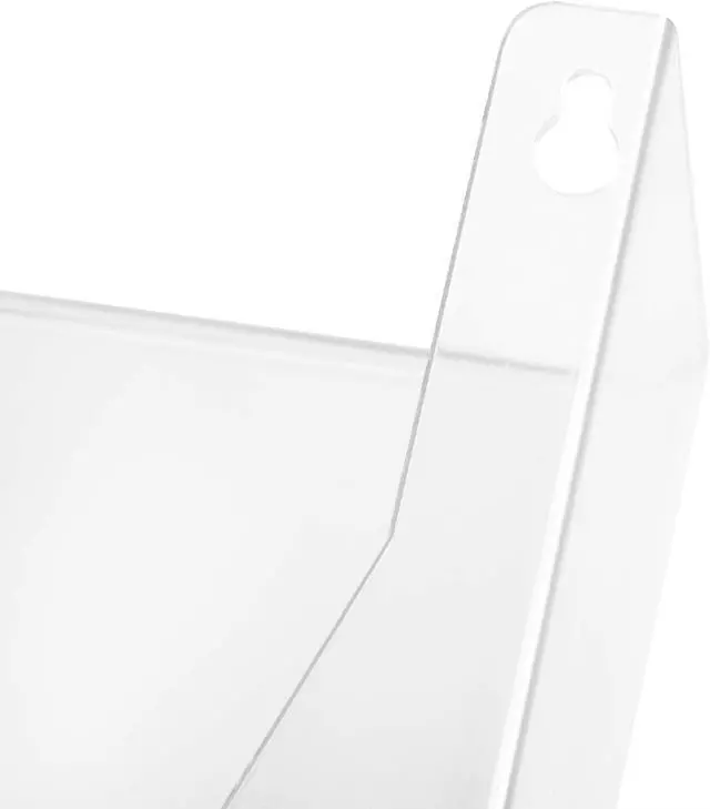Alt view image 4 of 6 - Amazon Basics Expandable Plastic Wall File Organizer, Hanging File Holder, Letter Size, 1-Pocket, Clear, Space Saving for Office Home