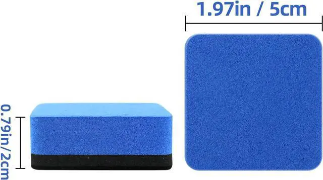 Alt view image 2 of 7 - Dry Erase Eraser,12 Pack Magnetic Whiteboard Erasers(12pcs-Square)