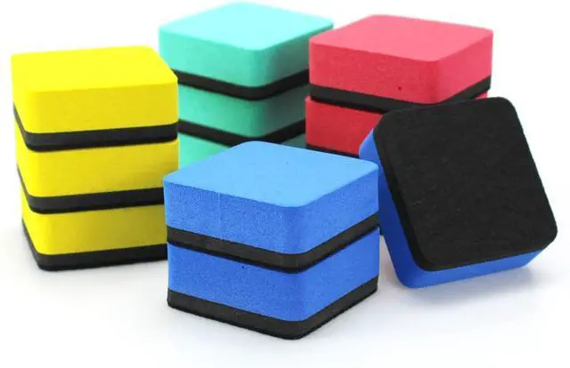 Main image of Dry Erase Eraser,12 Pack Magnetic Whiteboard Erasers(12pcs-Square)
