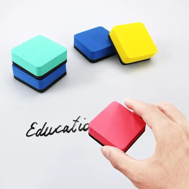 Alt view image 6 of 7 - Dry Erase Eraser,12 Pack Magnetic Whiteboard Erasers(12pcs-Square)
