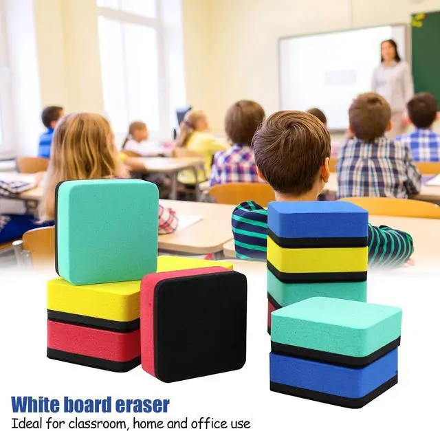 Alt view image 5 of 7 - Dry Erase Eraser,12 Pack Magnetic Whiteboard Erasers(12pcs-Square)