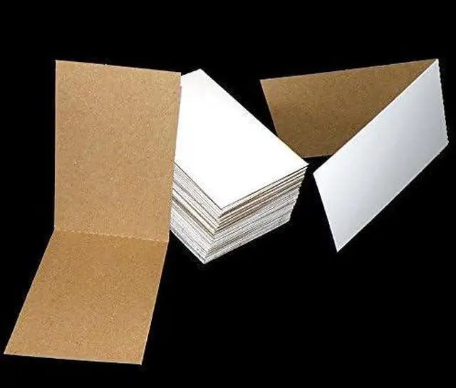 Main image of 50 Cardboard Sleeves Folded Flat Vending 3" x 4.5" Sports Card Folders Mail Shipping Stiffeners Insert