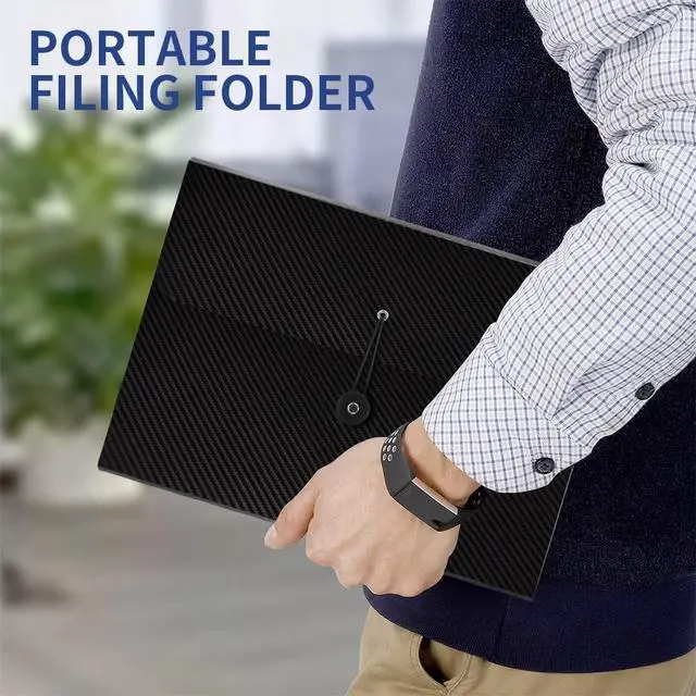 Alt view image 7 of 7 - Expanding File Folder, 13 Pockets Accordion File Holder Organizer, A4 Letter Size Paper Document Receipt Organizer Accordian Filing Folder for Classroom, Home, Office and Travel