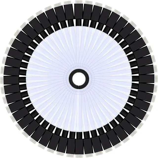 Alt view image 6 of 6 - Boao 24 Pack Black Magnetic Dry Erase Markers Bulk with Eraser Cap