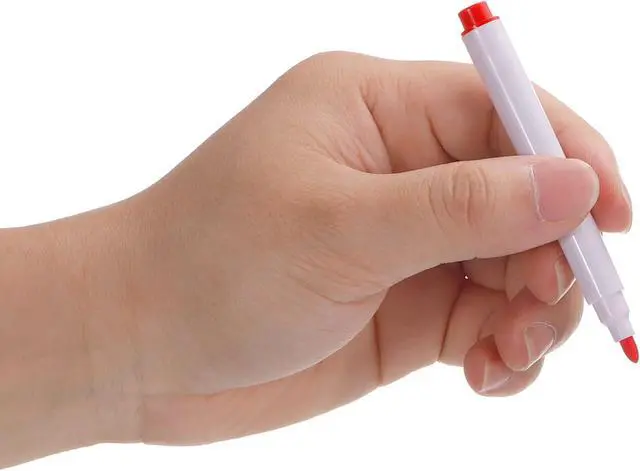 Alt view image 5 of 6 - PATIKIL Dry Erase Marker Pens Yellow Ink Point with Eraser Cap 30Pcs