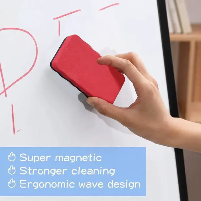 Alt view image 4 of 6 - 16 Pcs Dry Erase Erasers, Magnetic Whiteboard Eraser, 4 Color