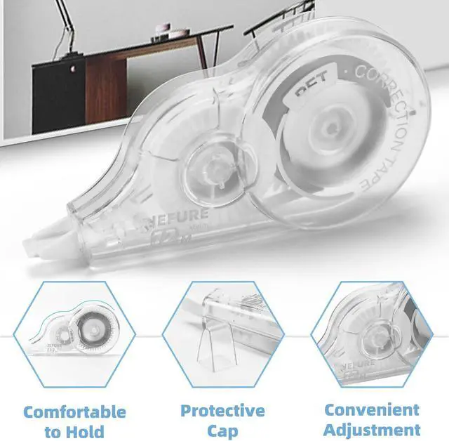 Alt view image 3 of 7 - 12 Pcs Correction Tape, 39.4 Ft, 0.2in Wide