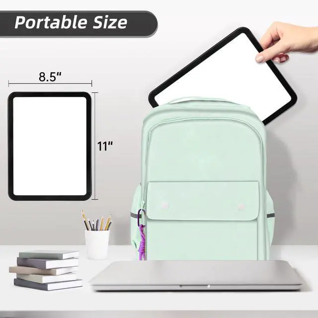 Alt view image 5 of 6 - VUSIGN Magnetic Dry Erase Board, 8.5 x 11 Inches White Board, Black
