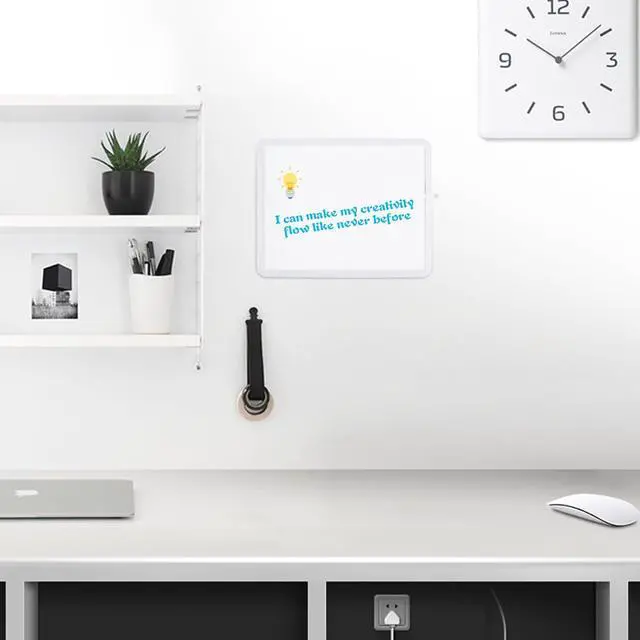 Alt view image 5 of 7 - Dry Erase Board, 14 x 11 inches Magnetic Whiteboard, Includes a Black Dry Erase Marker, 2 Magnets