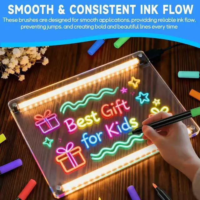 Alt view image 6 of 7 - VEESA Liquid Chalk Markers for LED Boards, 24 Colors, 1mm Fine Tip