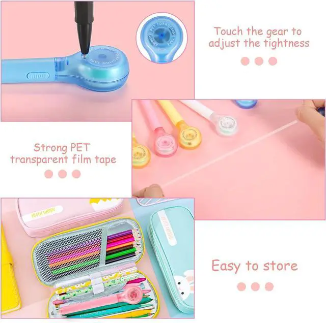 Alt view image 5 of 6 - BESARME 6 Pack Correction Tape Pens, 1/5 X 236 Inch