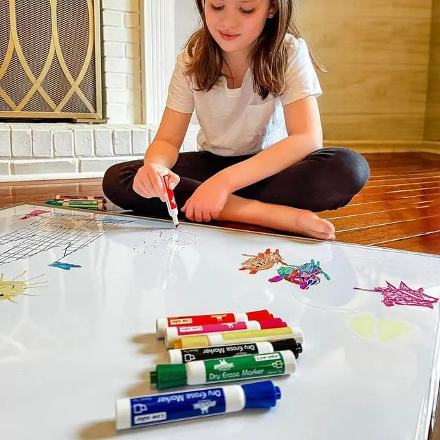 Alt view image 4 of 4 - Chisel Tip Dry Erase Markers - Multicolor Pens, 12 Colors - School Supplies
