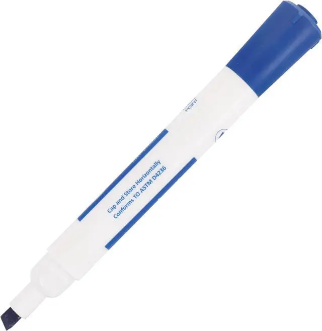 Alt view image 4 of 6 - Amazon Basics Dry Erase Whiteboard Markers, Chisel Tip, Low-Odor, Blue, 12-Pack, For Drawing, Sketching and Writing