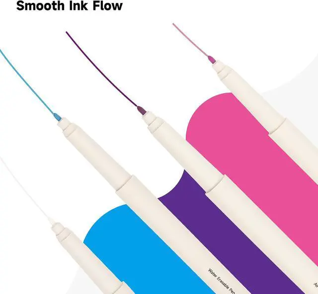 Alt view image 4 of 6 - KEARING New White Water Erasable Fabric Marker - 1.0mm Pen for Dark Fabric