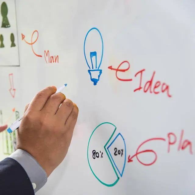 Alt view image 6 of 6 - Wet Erase Markers, 18 Colors Whiteboard Markers, Low Odor Wet Erase Pens with 1-2mm Fine Tip, Perfect for Writing on Whiteboards, Glass, Mirror, Home, Office and School Supplie - 806