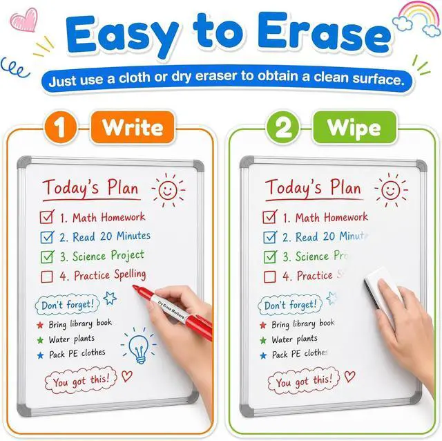 Alt view image 5 of 7 - V-Opitos 30 Pack Fine Tip Dry Erase Markers - Bulk Whiteboard Erasable Markers in 15 Colors, Ideal for School Classroom Office Supplies, Non-Toxic & Easy Clean for White board